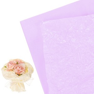 Unique Bargains Floral Pearlescent Durable Gift Wrap Paper 20 Pcs - 1 of 4
