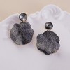 SOHI Women's The Glacier Swirl Drop Earrings - 2 of 4