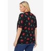 Woman Within Plus Size Perfect Elbow-Length Sleeve Cardigan - 3 of 4