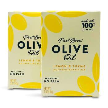 Peet Bros. Olive Oil Bar Soap - Lemon and Thyme - 5oz/2pk