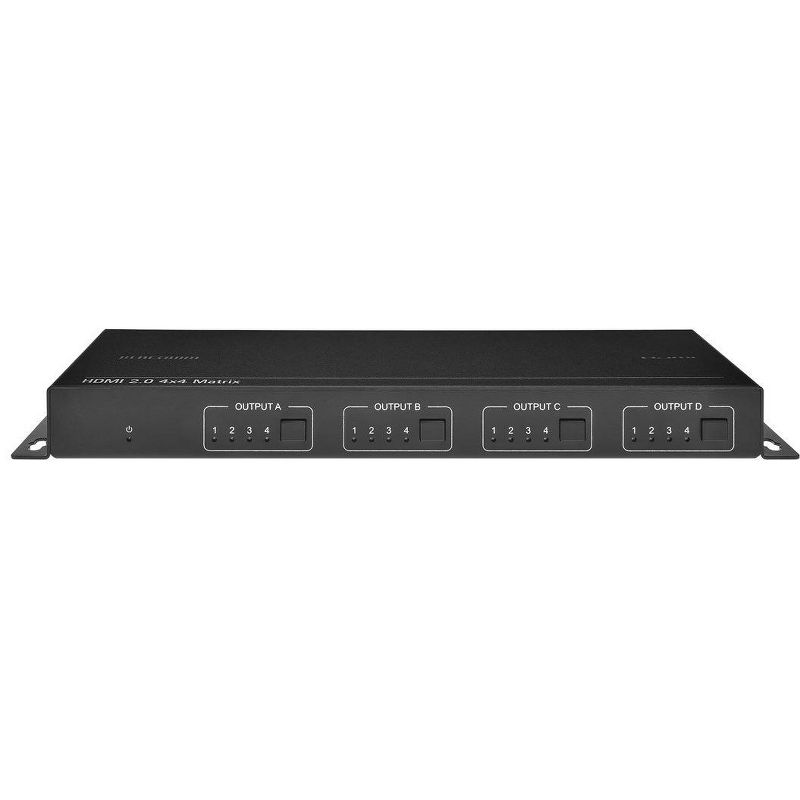 Monoprice Blackbird 4K 4x4 HDMI Matrix, 4K@60Hz, YCbCr 4:4:4, HDCP 2.2, 18Gbps, HDR10, Downscaler, EDID, RS-232, 3 of 6