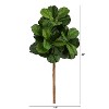HomeStock  3.5 ft. Artificial Tree in Pot for Indoor/Outdoor - 2 of 3