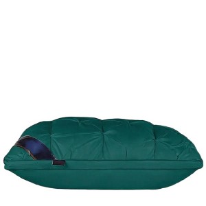 Dexmalle 100% Natural Cotton Dark Green Bread Pillows,2 Pcs - 1 of 4