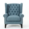 Modern Antique-styled armchair Tufted for living room-Christopher Knight Home - 3 of 4