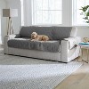 Sure Fit Gemma Sofa Furniture Waterproof Pet Protector Cover Taupe: Microfiber, Non-Slip, Indoor Use - image 3 of 4