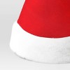 17" Faux Fur Classic Santa Christmas Costume Hat - Wondershop™ Red/White - 3 of 3