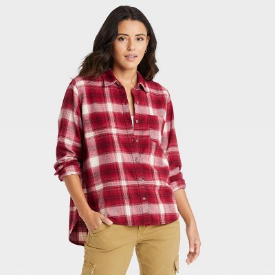 target flannel shirt dress