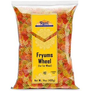 Far Far / Fryums Wheel Shape 14oz (400g) - Rani Brand Authentic Indian Products - 1 of 4