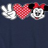 Girls' - Disney - Peace Love Minnie Short Sleeve Graphic T-Shirt - 2 of 4