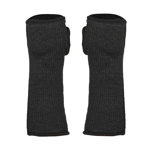 Unique Bargains Protection Arm Sleeves Hppe Prevent Scratche Cut Resistant  Sleeves With Thumb Hole 1 Pair Black S : Target