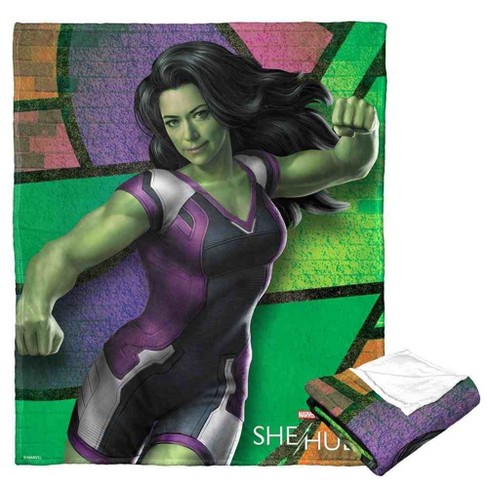 Marvel She Hulk Strong As She Silk Touch Throw Blanket 50x60 Inches - image 1 of 4