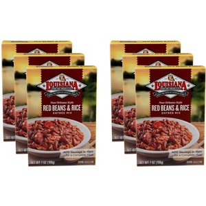 Louisiana Fish Fry Mix Red Beans & Rice - Count of 6 - 7oz - 1 of 2