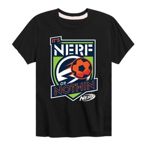 Boys' - NERF - Or Nothing Soccer Badge Short Sleeve Graphic T-Shirt - 1 of 4