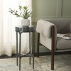 Castiel Hammered Side Table - ACC3718A - Grey Marble - Safavieh - 2 of 4