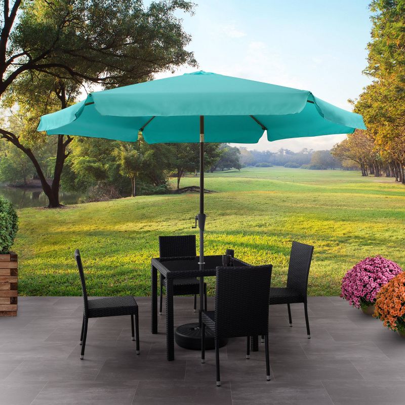 10' Tilting Market Patio Umbrella with Side Flaps - CorLiving, 2 of 9