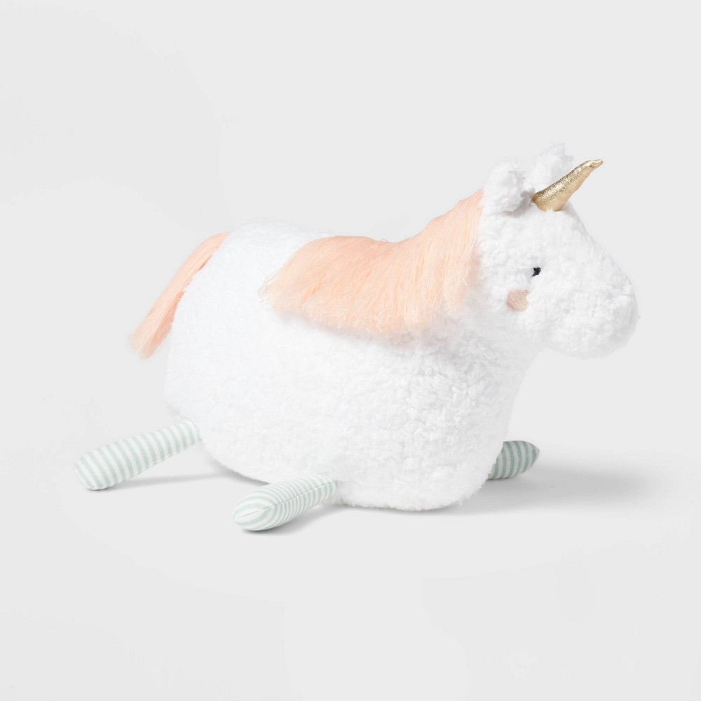 Photos - Pillow Unicorn Figural Kids'  - fort™