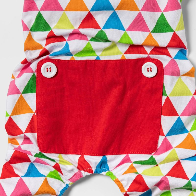 Colorful Triangle Print Dog and Cat Pajamas - Wondershop™, 4 of 12