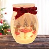 Stony Creek 4.0 Inch Merry Mice Small Pre-Lit Jar Christmas Lighted Glass Accent , Christmas Decor Music, Tea Mice (1PC) - 2 of 4