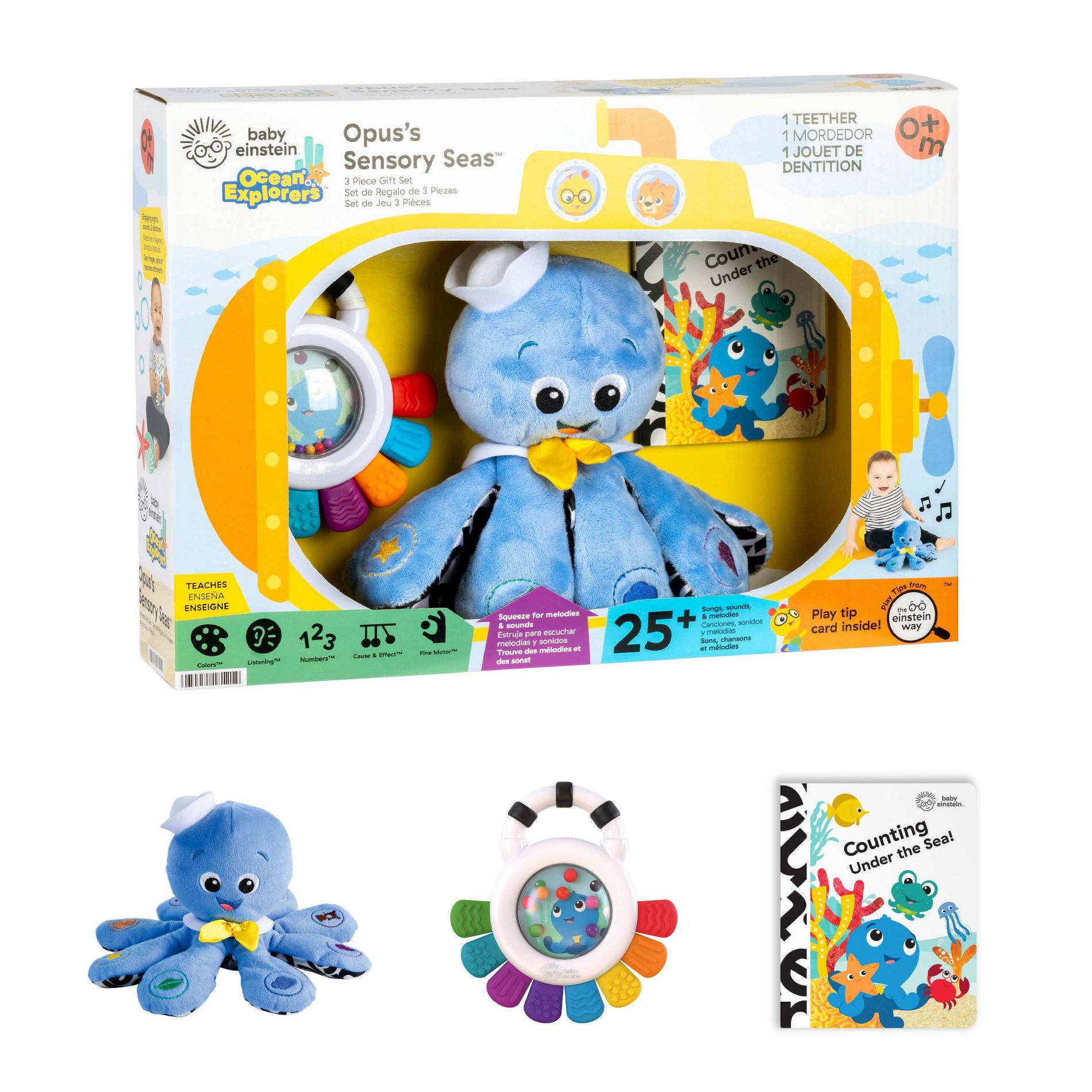 Baby Einstein Ocean Explorers Gift Learning Toy Set - 3pk