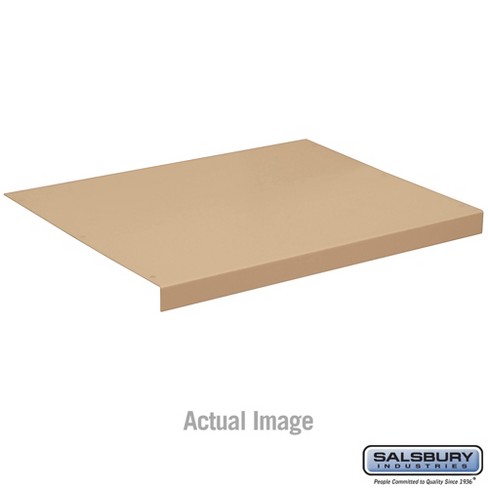 Salsbury Industries In-Line Flat Top Filler Color: Tan, Size: 1" H x 15" W x 18" D - image 1 of 3