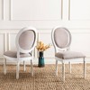 Set of 2 Holloway Oval Side Chair Wood/Spring - Safavieh - image 2 of 4