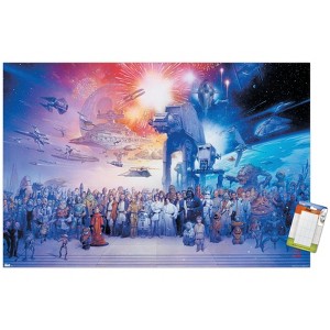 Trends International Star Wars: Saga - Galaxy Unframed Wall Poster Prints - 1 of 4