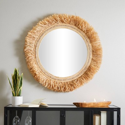 Glass Wall Mirror With Square Mirrors Silver - Novogratz : Target