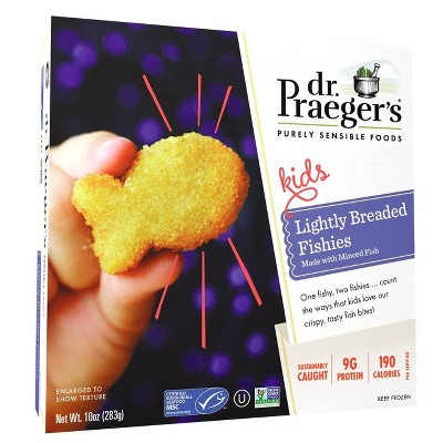 Dr. Praeger's Frozen Lightly Breaded Fishies - 10oz