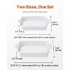 VEVOR Ceramic Baking Dish, 7" x 11", Bakeware Set of 2, Rectangular Casserole Dish Set, Baking Pans with Handles, Oven Secure, White - 4 of 4
