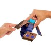 Mattel - Mattel - Minecraft Flippin' Figs Steve and Enchanted Armor Steve, 2-in-1 - 4 of 4