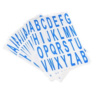 Unique Bargains Office Home Warehouse Self-Adhesive Letters Sticker 10 Sheet - 1 of 4