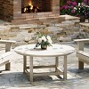 WestinTrends Malibu Low Outdoor HDPE Round Patio Coffee Table - 2 of 4