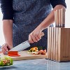 KitchenAid Premium 6pc Ash Wood Block Knife Set: Stainless Steel Blades, Forged Construction, Hand Wash, Lifetime Warranty - 4 of 4