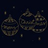 Girl's Lost Gods Merry Christmas Ornaments T-Shirt - 2 of 4