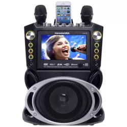 Karaoke USA Complete Bluetooth Karaoke System with 7" Color Screen (GF844)