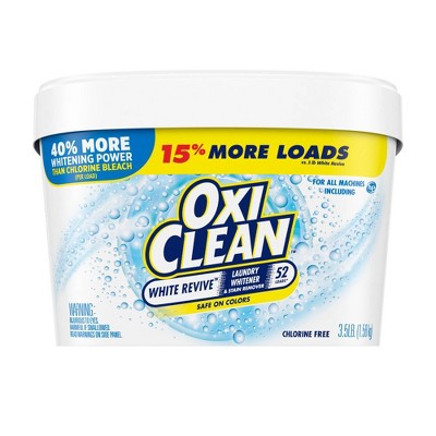 OxiClean White Revive Laundry Whitener + Stain Remover Powder - 3.5lbs