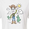 Women's - Disney - Woody Pastel Cropped Graphic T-Shirt - 2 of 4