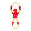 ZippyPaws RopeTugz Dog Toy, Durable Rope for Tugging and Chewing, Plush Body with Squeaker, Marvel Iron Man - 3 of 4