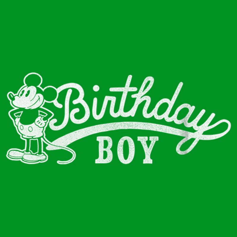 Boy's Mickey & Friends Retro Birthday Boy T-Shirt, 2 of 5