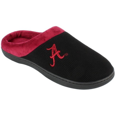 Alabama Crimson Tide NCAA Womens Team Color Fur Moccasin Slippers