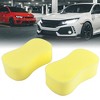 Unique Bargains Home Auto Car Windshield Sponge Wash Washing Cleaning Pad Yellow 7.87"x3.94"x2.36" 2Pcs - 2 of 4