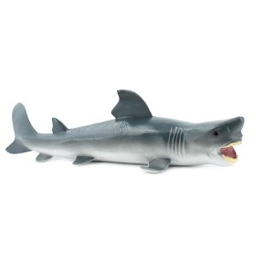 Collectible Wildlife Gifts | Shark, Great White, G.W. Shark, Museum Quality, Hand Painted, Rubber Fish, Realistic Toy Model, Gift,   7"  CH384 BB143 - 1 of 4