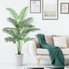 7ft/6ft Artificial Palm Tree - with Real Bark Design and 9 Adjustable , Artificial Palm Plant for Indoor Home Office Modern Decor - 4 of 4