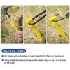 Unique Bargains Plastic Ground Pegs Serrated Edges with Hook for Outdoor - 4 of 4