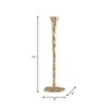 Metal Taper Candle Holder for Home Decor - Elegant Candlestick Holder for Shelf Decor, Mantel Styling, or Table Centerpieces - 11", Gold & Metallic - 4 of 4