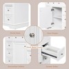Mshliw 36" Bathroom Vanity with Ceramic Sink, Freestanding Cabinet with 6 Drawers and Adjustable Shelf(White) - 4 of 4