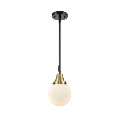 Beacon - 1 Light Stem Hung Mini Pendant In Industrial Style-10.63 Inches Tall and 6 Inches Wide