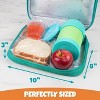 Bentology Lunch Box for Girls - Kids Insulated, Durable Lunchbox Tote Bag Fits Bento Boxes, Containers and Bottles, Back to School Lunch Sleeve Keeps - 4 of 4