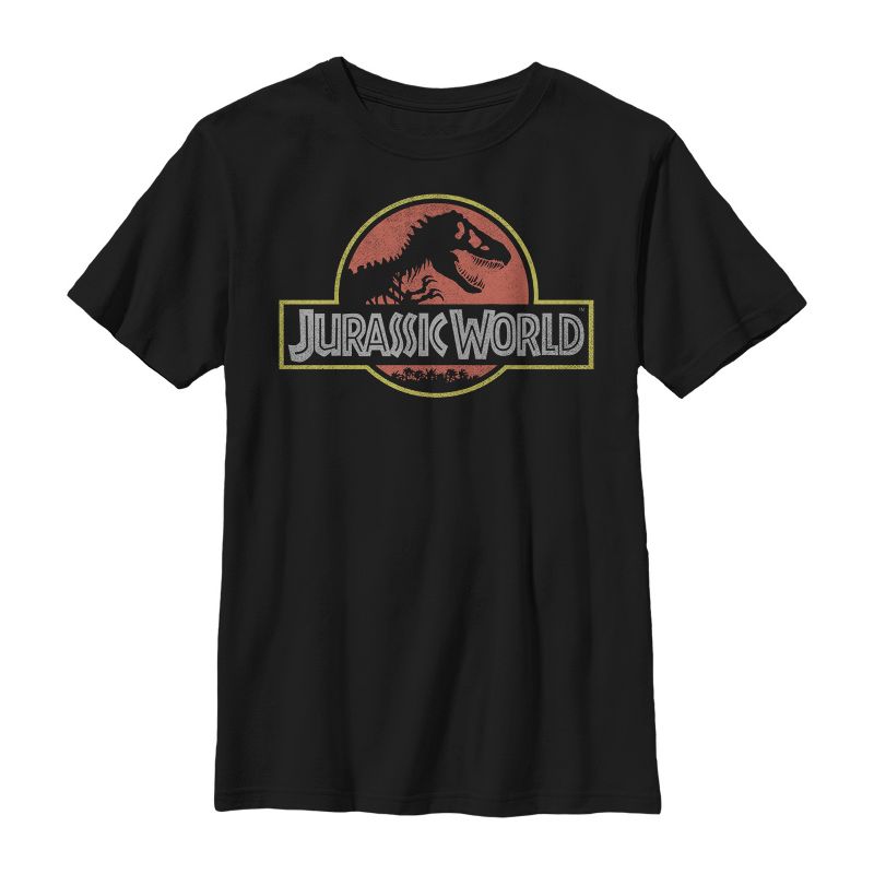 Boy's Jurassic World Iconic Logo T-Shirt, 1 of 5