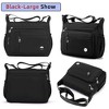 Women Shoulder Handbag Roomy Multiple Pockets Bag Ladies Crossbody Purse Fashion Tote Top Handle Satchel - 2 of 4